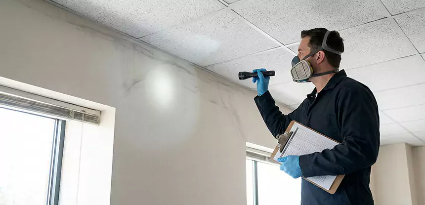 Ceiling Water Damage Inspection in Ellijay