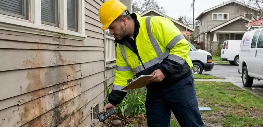 Water Damage Exterior Wall Ellijay