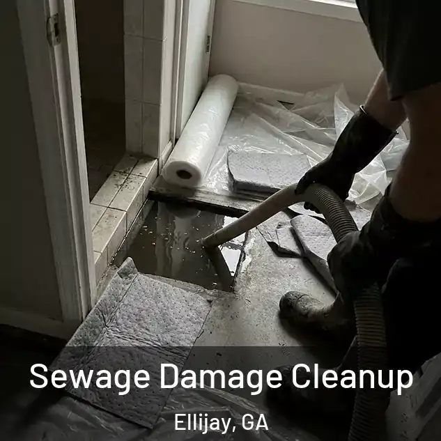  Sewage Damage Cleanup Ellijay, GA